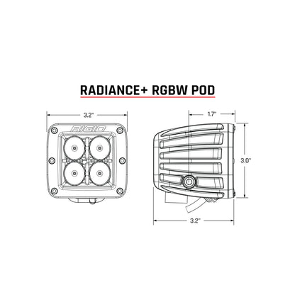 RIGID Radiance+ Pod RGBW - 202053