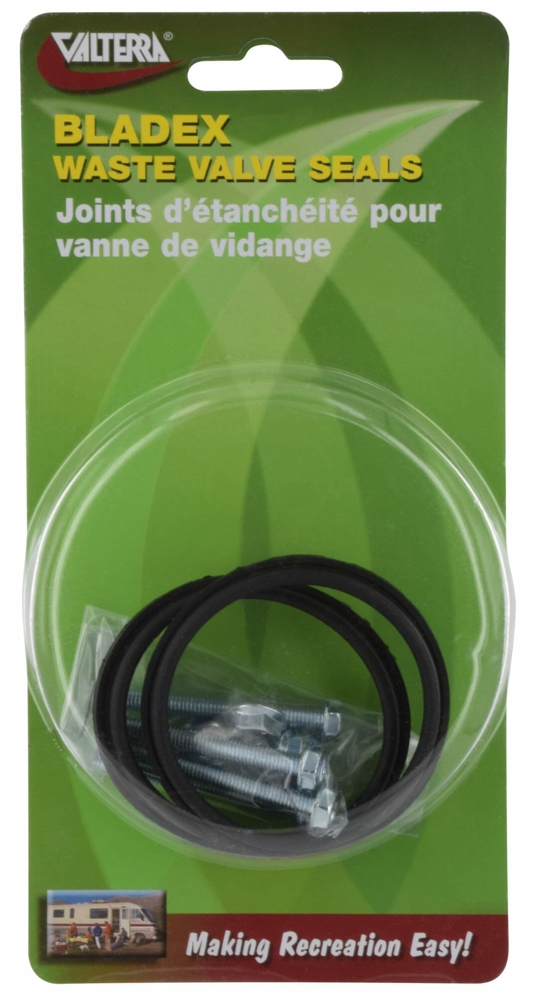 Valterra T1001-9VP Bladex 1-1/2" Valve Seals with Hardware - 2 Pack - image 1
