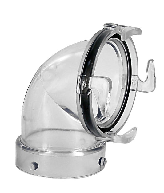 Valterra T1023 ClearView 90° RV Sewer Adapter - image 1