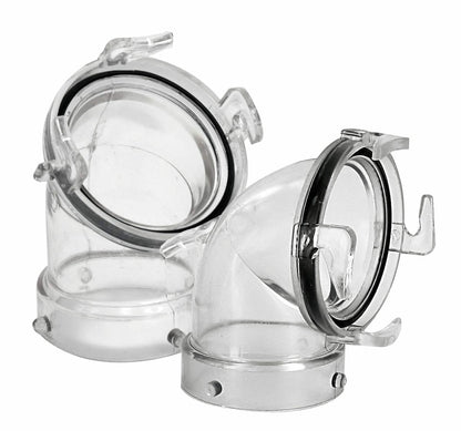 Valterra T1026-1 ClearView 45° Sewer Adapter with Bayonet Lugs - image 2