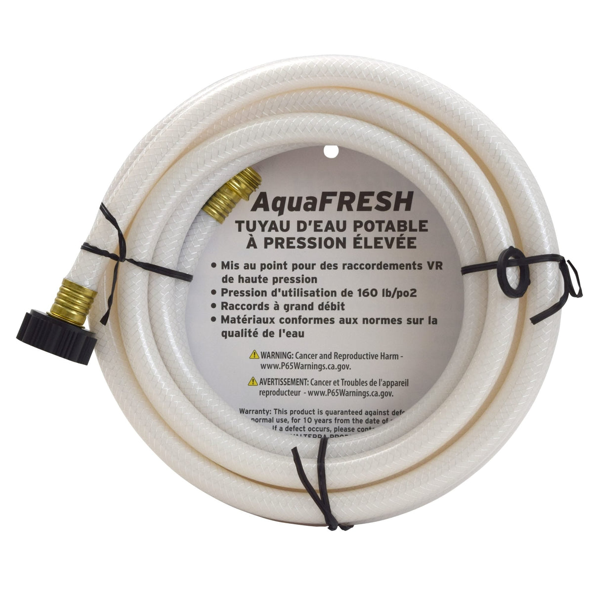 Valterra W01-5120 1/2" x 10' Drinking Water Hose - White - image 2