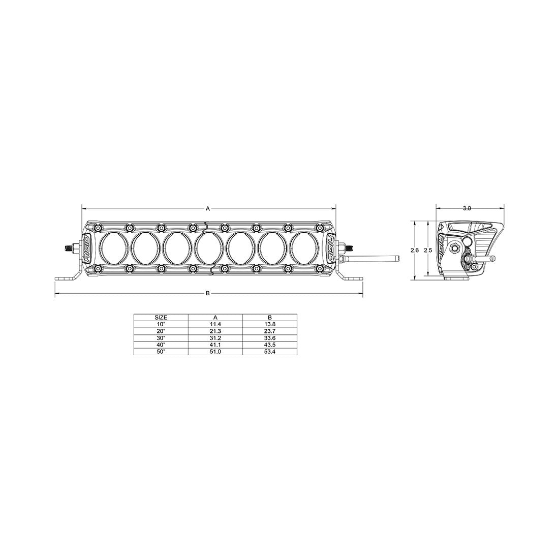 RIGID Revolve Pod with Amber Backlight Pair - 491613