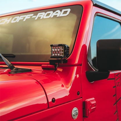 RIGID 18-21 Jeep Wrangler JL A-Pillar Mount, Fits D-Series, D-SS, Ignite, Pair - 41659